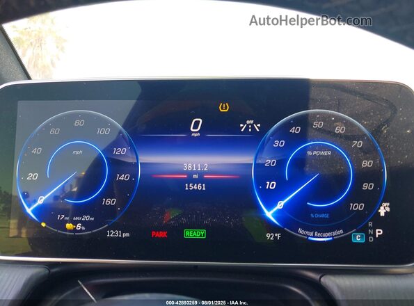 4JGGM2BB0RA045729 2024 MERCEDES-BENZ EQE 350+ SUV Gray უკანა სავარძლების ხედი