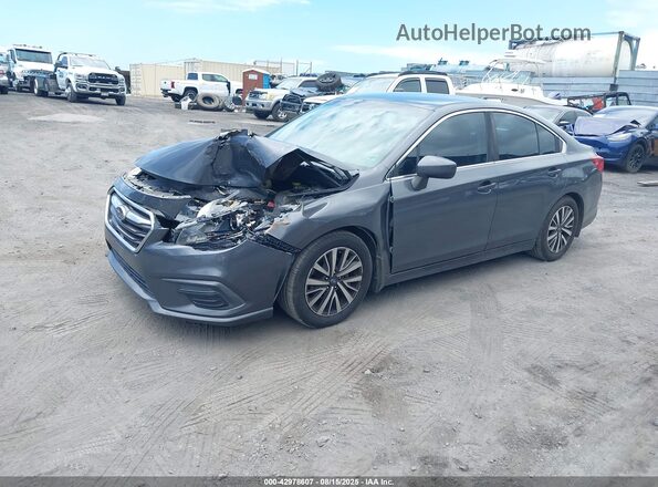 4S3BNAC63J3005077 2018 SUBARU LEGACY Gray წინა მარცხენა ხედი სამი მეოთხედიდან