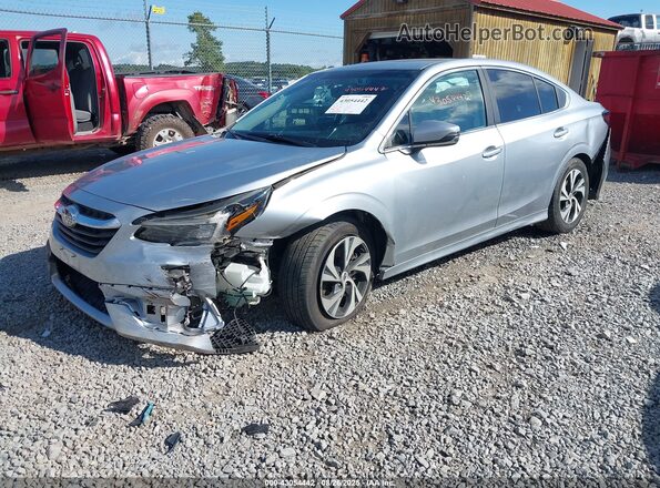 4S3BWAC60L3024668 2020 SUBARU LEGACY Silver Vista tres cuartos delantera izquierda