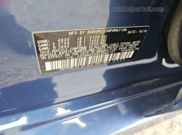 4S3BWAC68L3006757 2020 SUBARU LEGACY  Հետևի նստատեղերի տեսք