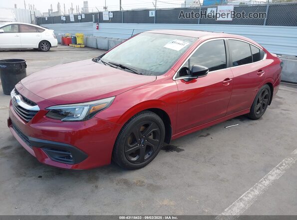 4S3BWAF62L3012663 2020 SUBARU LEGACY Burgundy 