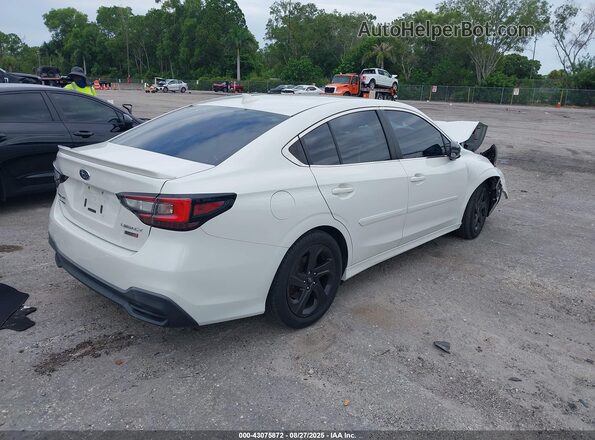 4S3BWAF63L3019136 2020 SUBARU LEGACY White Задня права чверть