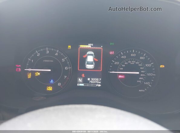 4S3GKAB63L3608453 2020 SUBARU IMPREZA Gray უკანა სავარძლების ხედი