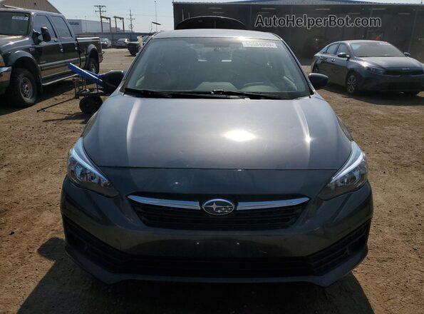 4S3GTAB67M3705590 2021 SUBARU IMPREZA Gray Դիմացի տեսք