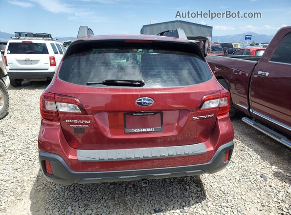 4S4BSAAC7J3366485 2018 SUBARU OUTBACK Burgundy 