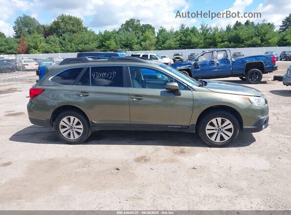 4S4BSBHC1G3255922 2016 SUBARU OUTBACK Green Vista interior trasera