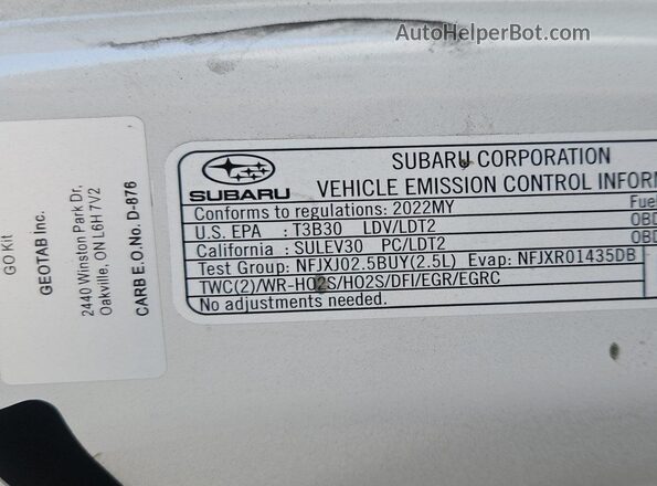 4S4BTADCXN3213775 2022 SUBARU OUTBACK  
