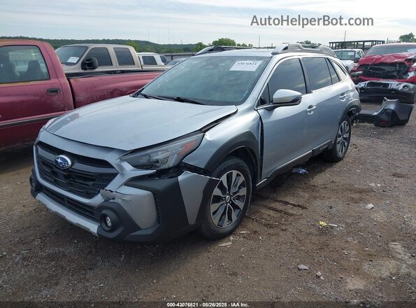 4S4BTGPD7R3279312 2024 SUBARU OUTBACK Silver წინა მარცხენა ხედი სამი მეოთხედიდან