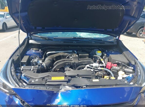 4S4GUHM66S3719704 2025 SUBARU CROSSTREK Синий 