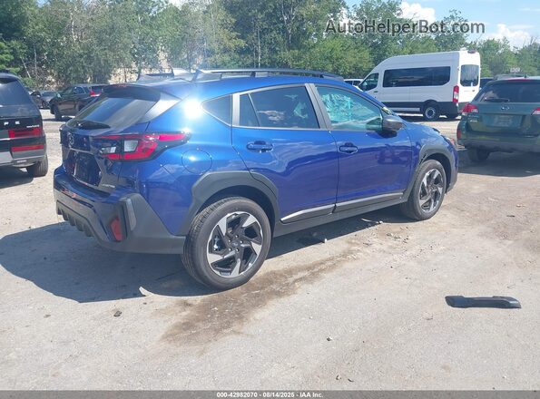 4S4GUHM66S3719704 2025 SUBARU CROSSTREK Синий 