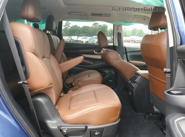 4S4WMARD2M3458018 2021 SUBARU ASCENT Blue Vista interior trasera