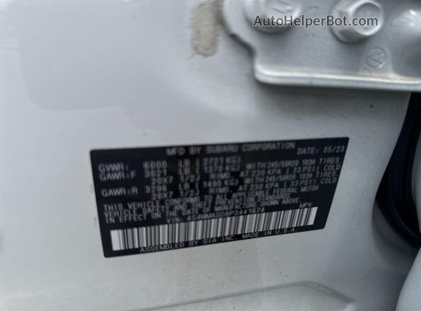 4S4WMASD8P3441674 2023 SUBARU ASCENT  Tył prawy