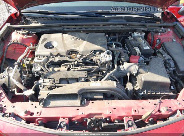4T1G11AKXMU420358 2021 TOYOTA CAMRY Red Vista trasera