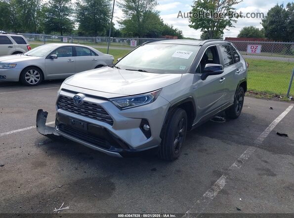4T3E6RFV4MU037274 2021 TOYOTA RAV4 HYBRID Silver Przód lewy