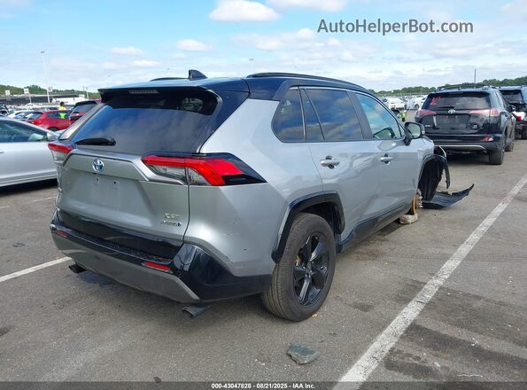 4T3E6RFV4MU037274 2021 TOYOTA RAV4 HYBRID Silver Tył prawy