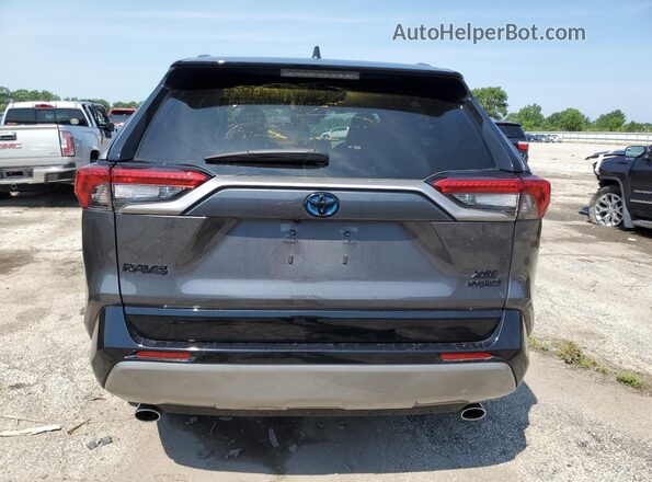 4T3E6RFV8NU085085 2022 TOYOTA RAV4 Gray Widok z tyłu