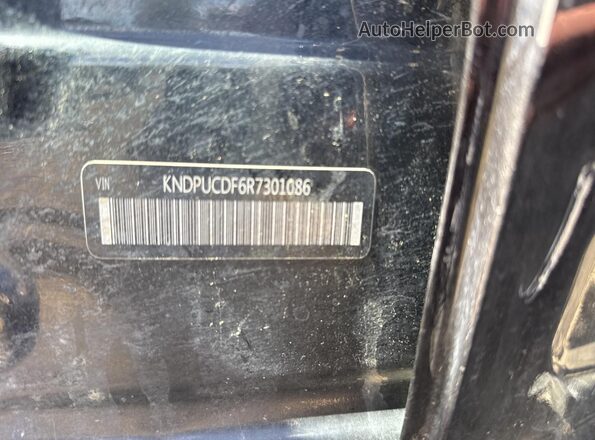 KNDPUCDF6R7301086 2024 KIA SPORTAGE Black Вид задньої частини салону