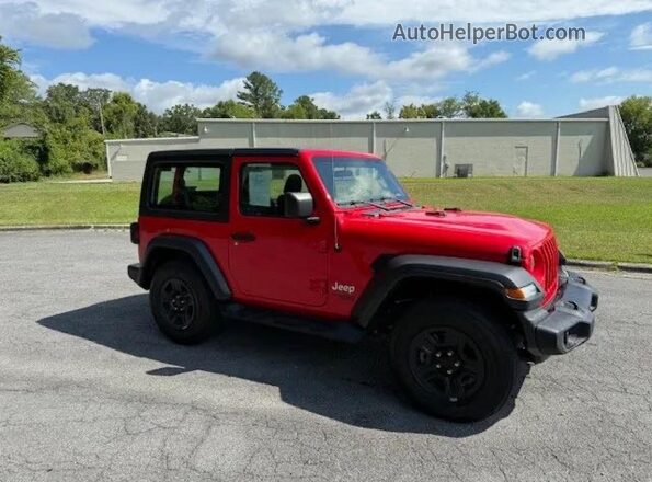 1C4GJXAGXJWXXXXXX 2018 JEEP WRANGLER Красный 