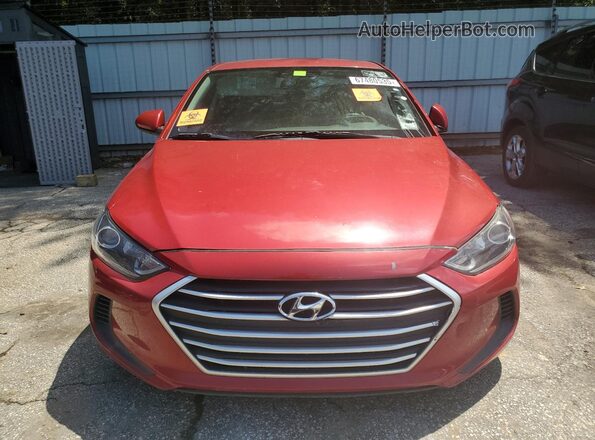 5NPD74LF5JH314462 2018 HYUNDAI ELANTRA Red 