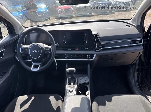 KNDPUCDF6R7301086 2024 KIA SPORTAGE Black Вид задніх сидінь