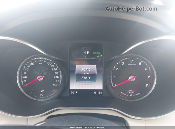 55SWF4HB2JU241808 2018 MERCEDES-BENZ C 350E Белый Вид задних сидений