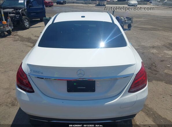 55SWF4HB2JU241808 2018 MERCEDES-BENZ C 350E Белый 