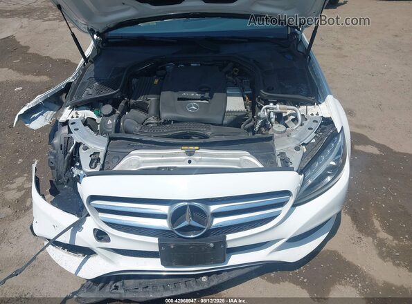 55SWF4HB2JU241808 2018 MERCEDES-BENZ C 350E Белый Вид сзади