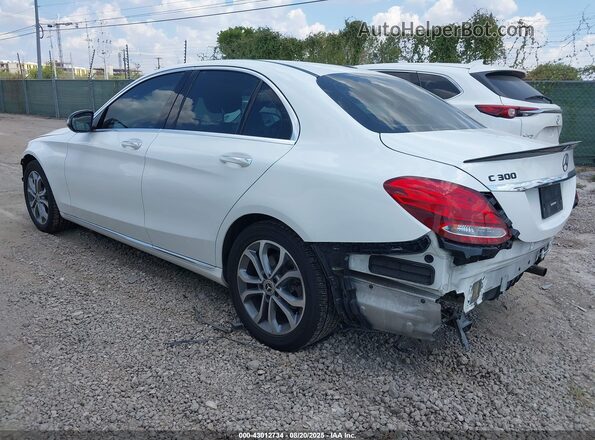 55SWF4JB1GU153075 2016 MERCEDES-BENZ C-CLASS White უკანა მარცხენა