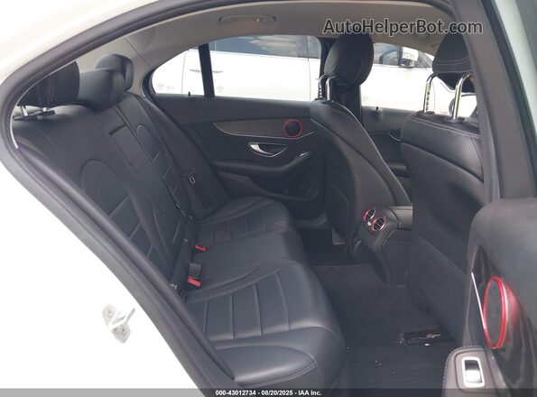 55SWF4JB1GU153075 2016 MERCEDES-BENZ C-CLASS White VIN კოდის სტიკერის ხედი