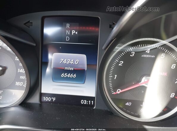 55SWF4JB1GU153075 2016 MERCEDES-BENZ C-CLASS White უკანა სავარძლების ხედი