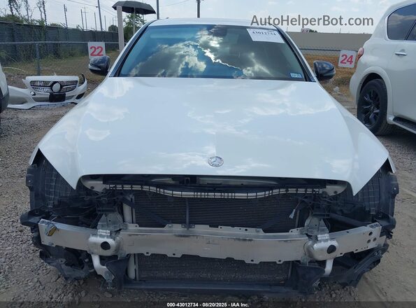55SWF4JB1GU153075 2016 MERCEDES-BENZ C-CLASS White წინა ხედი