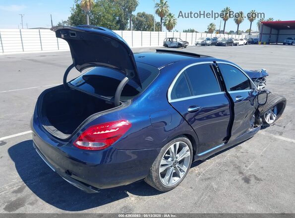 55SWF4JB5JU239755 2018 MERCEDES-BENZ C-CLASS Dark Blue 