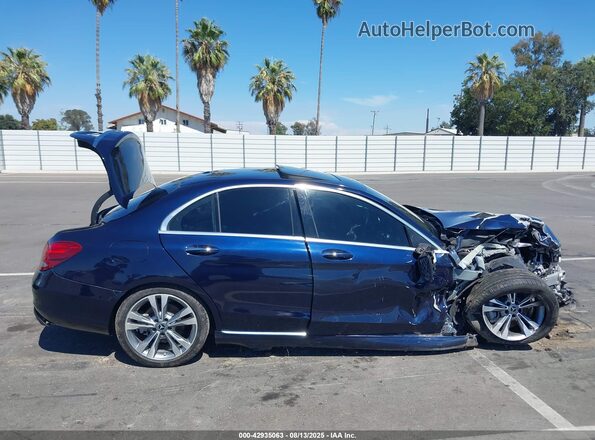 55SWF4JB5JU239755 2018 MERCEDES-BENZ C-CLASS Dark Blue 