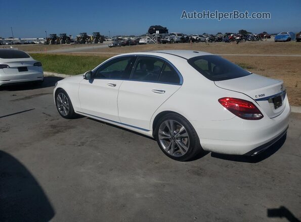 55SWF4JB8JU238146 2018 MERCEDES-BENZ C White 