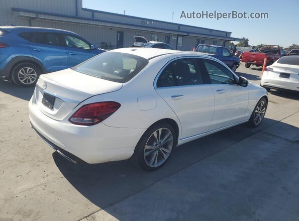 55SWF4JB8JU238146 2018 MERCEDES-BENZ C White 
