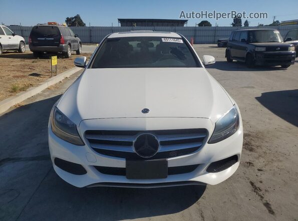 55SWF4JB8JU238146 2018 MERCEDES-BENZ C White 