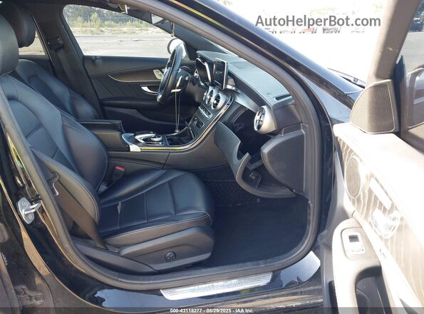 55SWF4JB9GU169458 2016 MERCEDES-BENZ C-CLASS Black Front interior view