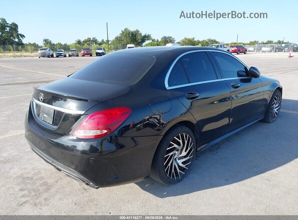 55SWF4JB9GU169458 2016 MERCEDES-BENZ C-CLASS Black Rear right
