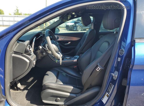 55SWF4JBXJU266725 2018 MERCEDES-BENZ C Blue 