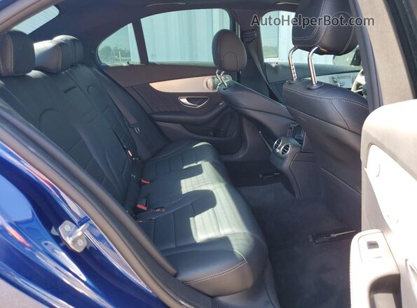 55SWF4JBXJU266725 2018 MERCEDES-BENZ C Blue 