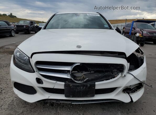 55SWF4KB2JU257886 2018 MERCEDES-BENZ C White 
