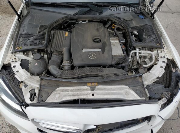 55SWF4KB2JU257886 2018 MERCEDES-BENZ C White 