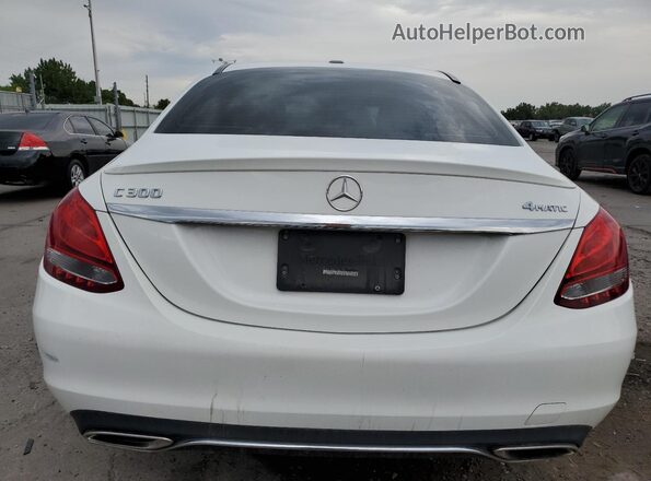55SWF4KB2JU257886 2018 MERCEDES-BENZ C White 