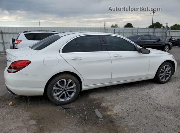 55SWF4KB2JU257886 2018 MERCEDES-BENZ C White 