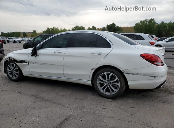 55SWF4KB2JU257886 2018 MERCEDES-BENZ C White 