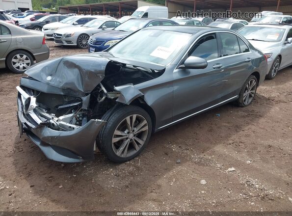 55SWF4KB8HU204037 2017 MERCEDES-BENZ C-CLASS Gray 