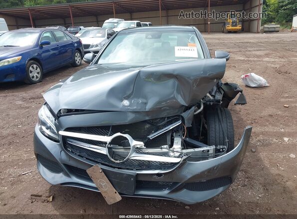 55SWF4KB8HU204037 2017 MERCEDES-BENZ C-CLASS Gray 