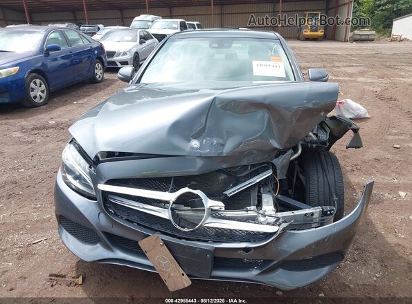 55SWF4KB8HU204037 2017 MERCEDES-BENZ C-CLASS Gray 