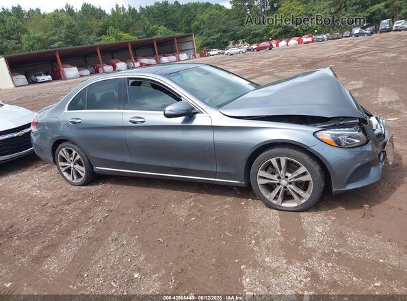 55SWF4KB8HU204037 2017 MERCEDES-BENZ C-CLASS Gray 