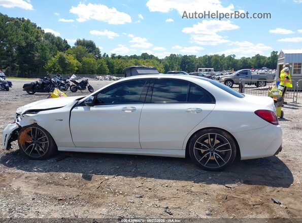 55SWF6EB9KU304940 2019 MERCEDES-BENZ AMG C 43 White Widok wnętrza 360 stopni